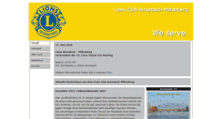 Desktop Screenshot of lions-amorbach-miltenberg.de